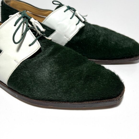 Davanzati Made in Italy Calf Hair Lace Up Oxford Cutout Dress Shoes main image 6